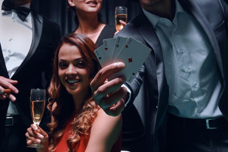 75 togel mobile app interface showing live dealer blackjack table on Android